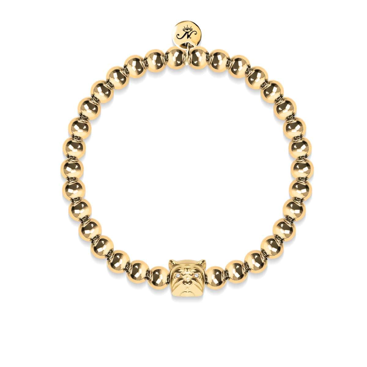 Meilleure amie | Or 18 carats | Chiot de cristal